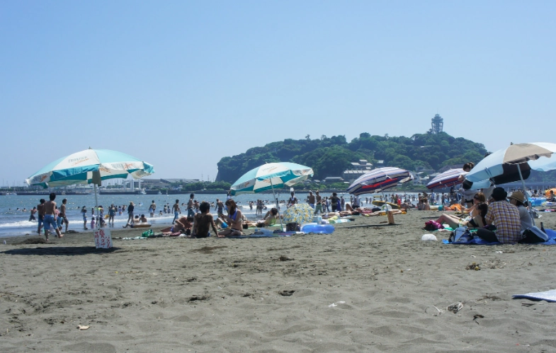 Enoshima swimming beach