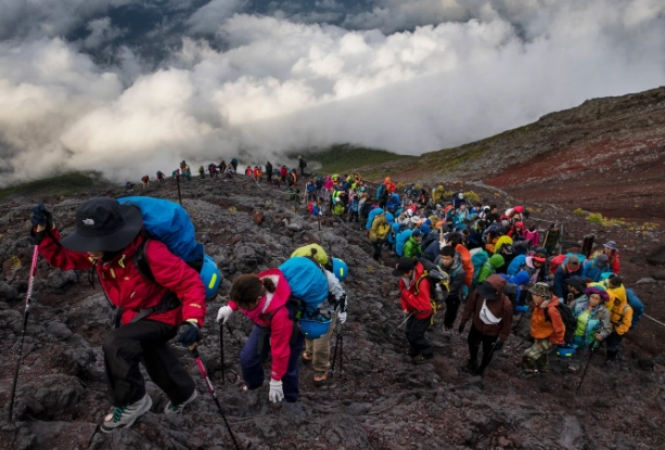 Mount Fuji hiking trail