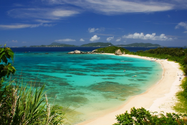 japan beach vacation