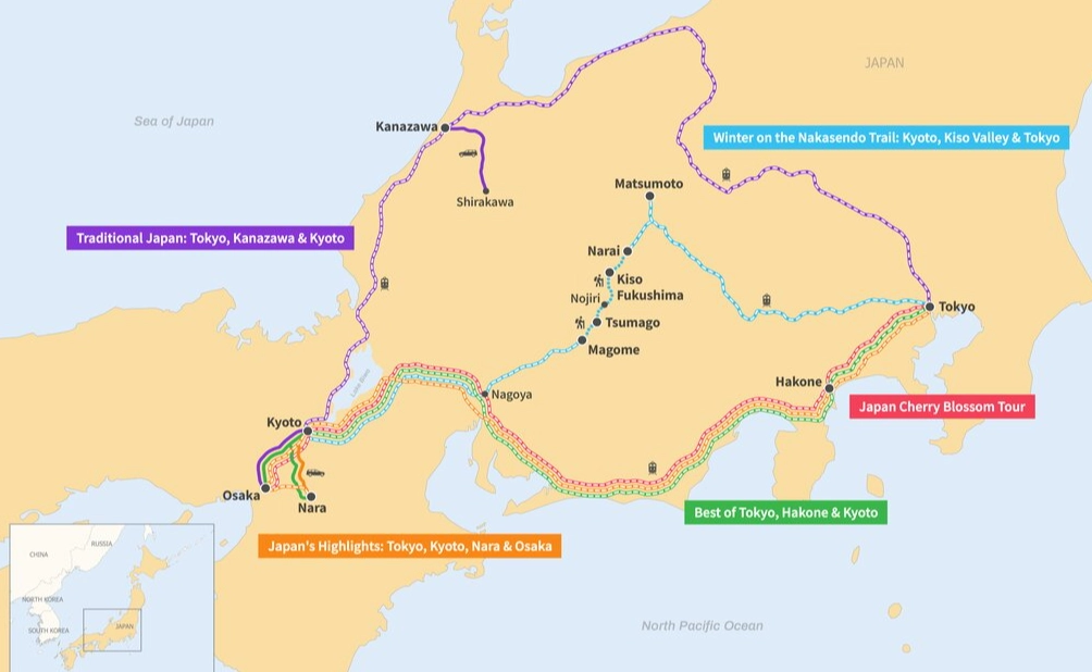 Japan travel itinerary