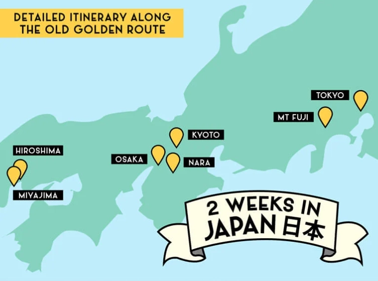 japan hiking itinerary