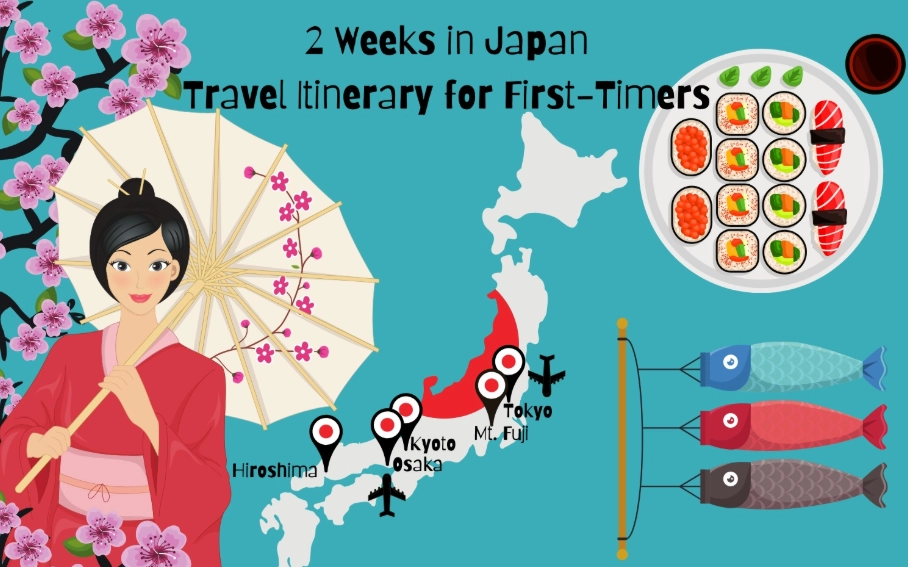 2 week Japan itinerary by train